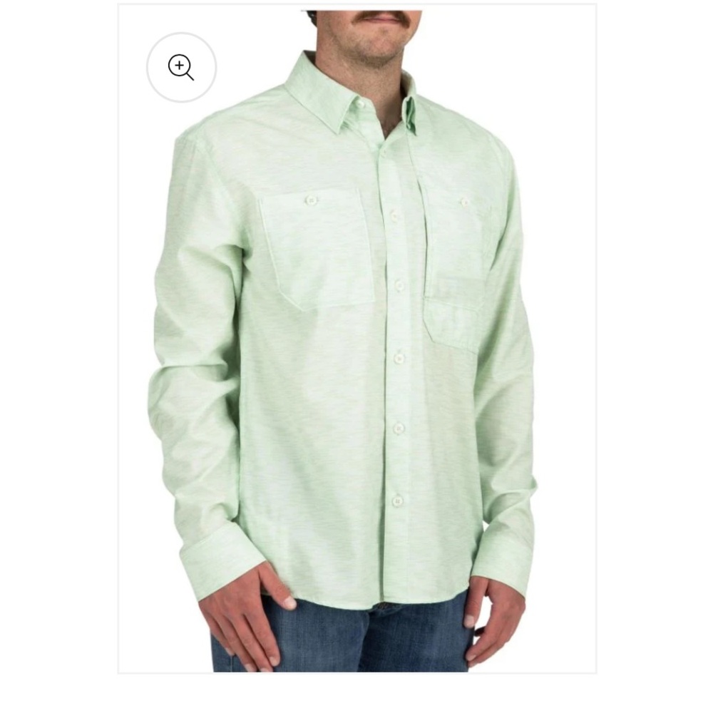 Simms Men's Double Haul Long Sleeve Shirt - Size Large